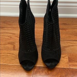 Zara open toe booties